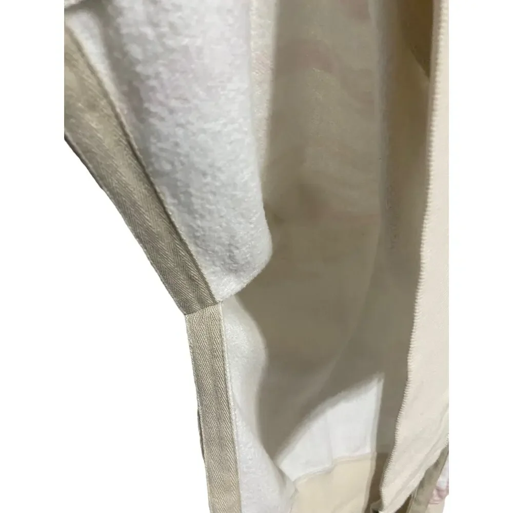Old Navy Camo Oversize Sweatshirt Tunic Beige Pink Size S Tall